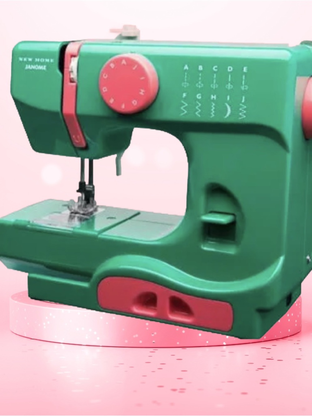 NIB Janome Sewing Machine Watermelon Crush Never out of box except for photos
